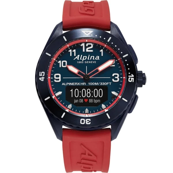 Montres Cardio GPS ALPINA WATCHES ALPINERX ALIVE BLUE/RED 22 Rouge / Bleu 1 Montres Cardio GPS ALPINA WATCHES ALPINERX ALIVE BLUE/RED 22 Rouge / Bleu