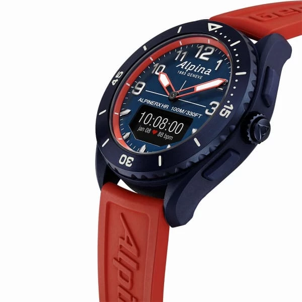 Montres Cardio GPS ALPINA WATCHES ALPINERX ALIVE BLUE/RED 22 Rouge / Bleu 2 Montres Cardio GPS ALPINA WATCHES ALPINERX ALIVE BLUE/RED 22 Rouge / Bleu – Image 2