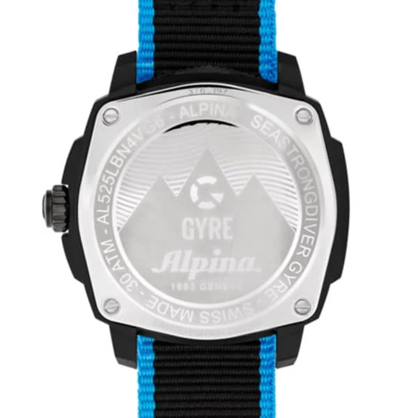 Montres Outdoor ALPINA WATCHES SEASTRONG DIVER GYRE AUTOMATIC 22 Bleu / Noir 2 Montres Outdoor ALPINA WATCHES SEASTRONG DIVER GYRE AUTOMATIC 22 Bleu / Noir – Image 2