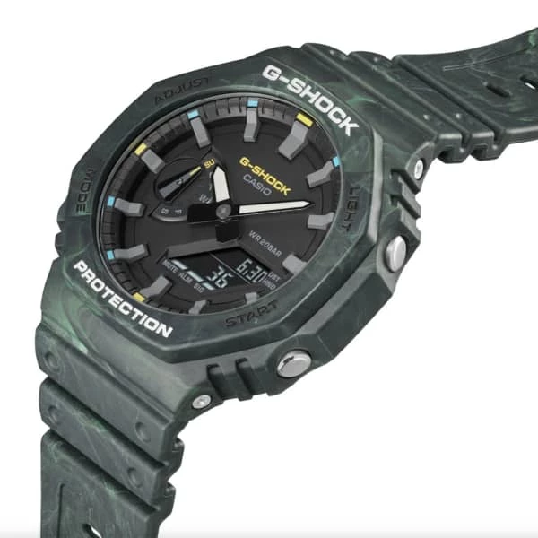 Montres Outdoor G-SHOCK GA-2100FR-3AER GREEN 22 Vert 5 Montres Outdoor G-SHOCK GA-2100FR-3AER GREEN 22 Vert – Image 5