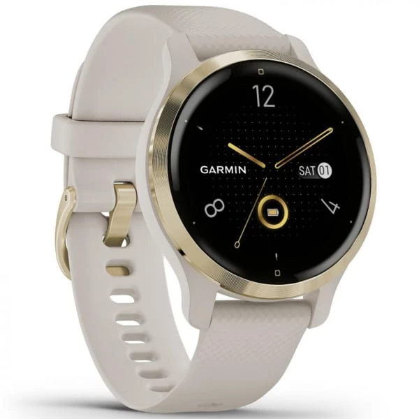 Montres Cardio GPS GARMIN VENU 2 PLUS CREAM GOLD 22 Blanc 1 Montres Cardio GPS GARMIN VENU 2 PLUS CREAM GOLD 22 Blanc