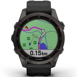 Montres Cardio GPS GARMIN FENIX 7S SAPPHIRE SOLAR CARBON GRAY W/BLACK BAND 22 Noir -Electronique Eclairage Soldes 2022 9 101771 fenix 7s sapphire solar carbon gray w black band 010 02539 25 04