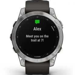 Montres Cardio GPS GARMIN FENIX 7 SILVER W/GREY BAND 22 Gris / Noir -Electronique Eclairage Soldes 2022 9 101774 fenix 7 silver w grey band 010 02540 01 05
