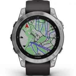 Montres Cardio GPS GARMIN FENIX 7 SILVER W/GREY BAND 22 Gris / Noir -Electronique Eclairage Soldes 2022 9 101774 fenix 7 silver w grey band 010 02540 01 06