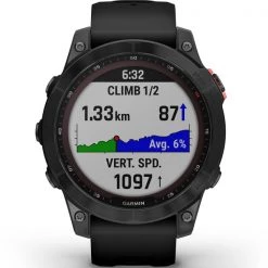 Montres Cardio GPS GARMIN FENIX 7 SOLAR GREY W/BLACK BAND 22 Noir -Electronique Eclairage Soldes 2022 9 101775 fenix 7 solar grey w black band 010 02540 11 03