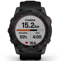 Montres Cardio GPS GARMIN FENIX 7X SOLAR GREY W/BLACK BAND 22 Noir -Electronique Eclairage Soldes 2022 9 101779 fenix 7x solar grey w black band 010 02541 01 03