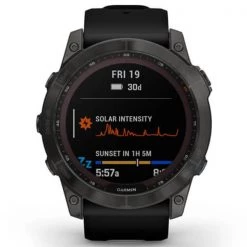 Montres Cardio GPS GARMIN FENIX 7X SAPPHIRE SOLAR CARBON GREY W/BLACK BAND 22 Noir -Electronique Eclairage Soldes 2022 9 101780 fenix 7x sapphire solar carbon grey w black band 010 02541 11 04