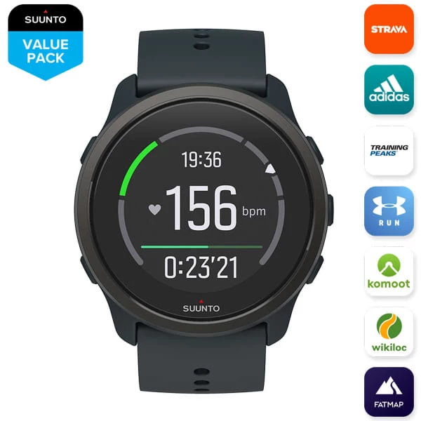 Montres Cardio GPS SUUNTO 5 PEAK CAVE GREEN 22 Vert 2 Montres Cardio GPS SUUNTO 5 PEAK CAVE GREEN 22 Vert – Image 2