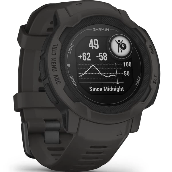 Montres Cardio GPS GARMIN INSTINCT 2 GRAPHITE 22 Noir 2 Montres Cardio GPS GARMIN INSTINCT 2 GRAPHITE 22 Noir – Image 2