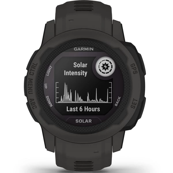 Montres Cardio GPS GARMIN INSTINCT 2S SOLAR GRAPHITE 22 Noir 1 Montres Cardio GPS GARMIN INSTINCT 2S SOLAR GRAPHITE 22 Noir