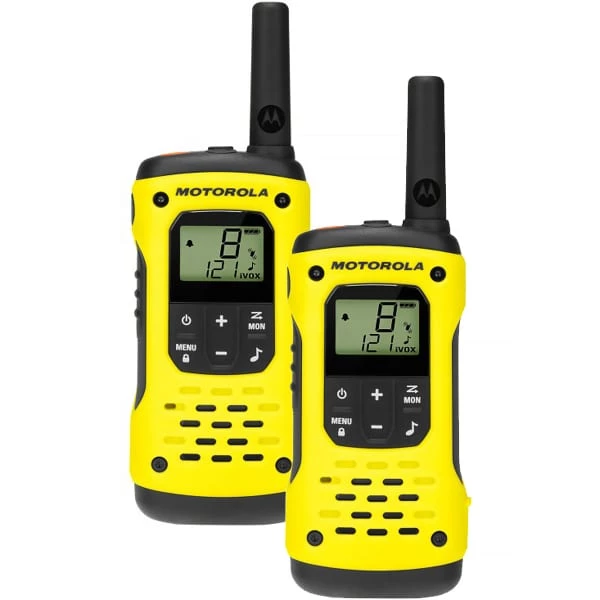 Talkie-walkie MOTOROLA TALKABOUT T92 H20 YELLOW TWIN PACK 22 Jaune / Noir 1 Talkie-walkie MOTOROLA TALKABOUT T92 H20 YELLOW TWIN PACK 22 Jaune / Noir