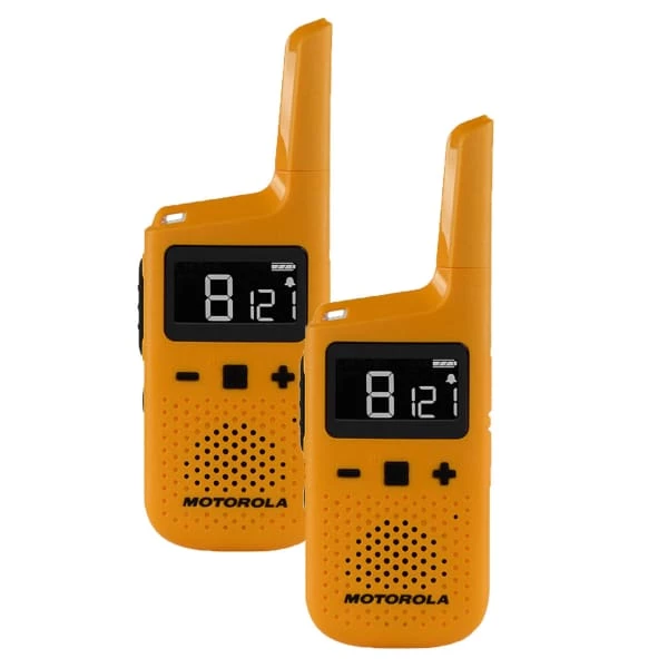 Talkie-walkie MOTOROLA TALKABOUT T72 ORANGE TWIN PACK 22 Jaune 1 Talkie-walkie MOTOROLA TALKABOUT T72 ORANGE TWIN PACK 22 Jaune