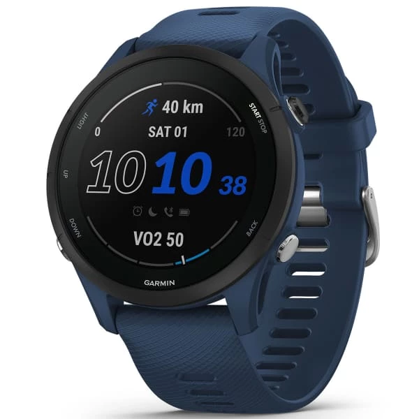Montres Cardio GPS GARMIN FORERUNNER 255 TIDAL BLUE 22 Bleu 1 Montres Cardio GPS GARMIN FORERUNNER 255 TIDAL BLUE 22 Bleu