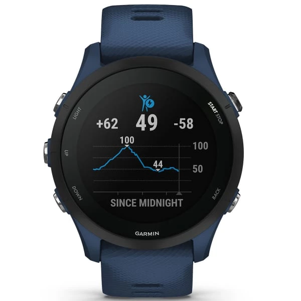 Montres Cardio GPS GARMIN FORERUNNER 255 TIDAL BLUE 22 Bleu 3 Montres Cardio GPS GARMIN FORERUNNER 255 TIDAL BLUE 22 Bleu – Image 3