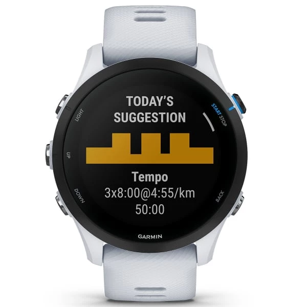 Montres Cardio GPS GARMIN FORERUNNER 255 MUSIC WHITE 22 Blanc 3 Montres Cardio GPS GARMIN FORERUNNER 255 MUSIC WHITE 22 Blanc – Image 3