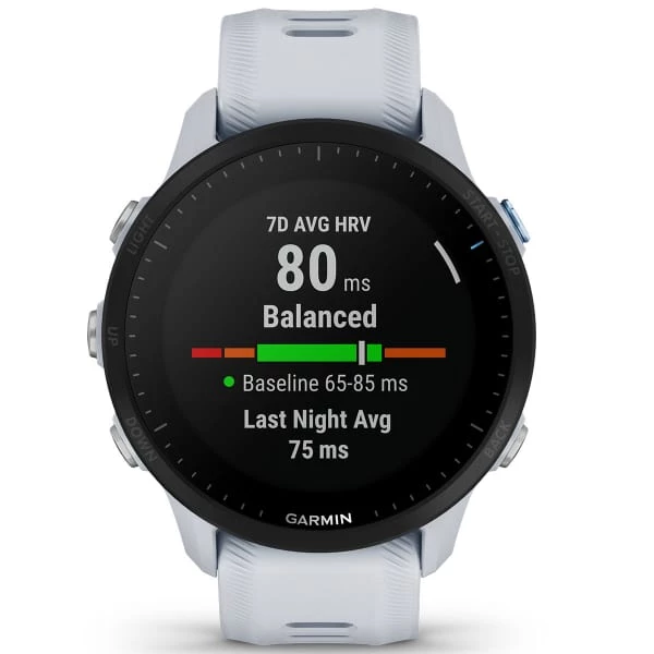 Montres Cardio GPS GARMIN FORERUNNER 955 WHITE 22 Blanc 3 Montres Cardio GPS GARMIN FORERUNNER 955 WHITE 22 Blanc – Image 3