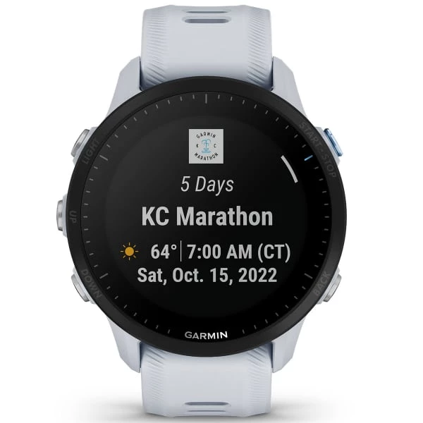 Montres Cardio GPS GARMIN FORERUNNER 955 WHITE 22 Blanc 4 Montres Cardio GPS GARMIN FORERUNNER 955 WHITE 22 Blanc – Image 4