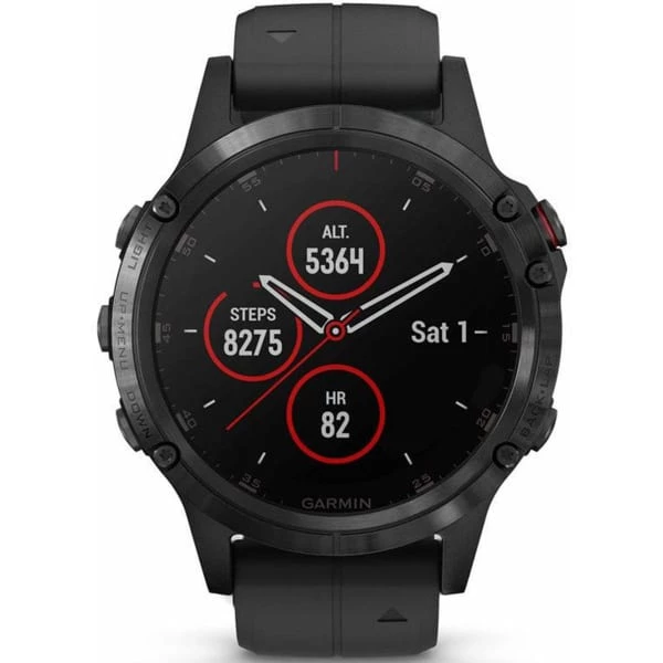 Montres Cardio GPS GARMIN FENIX 5 PLUS SAPPHIRE BLACK/BLACK BAND GPS 19 Noir 2 Montres Cardio GPS GARMIN FENIX 5 PLUS SAPPHIRE BLACK/BLACK BAND GPS 19 Noir – Image 2