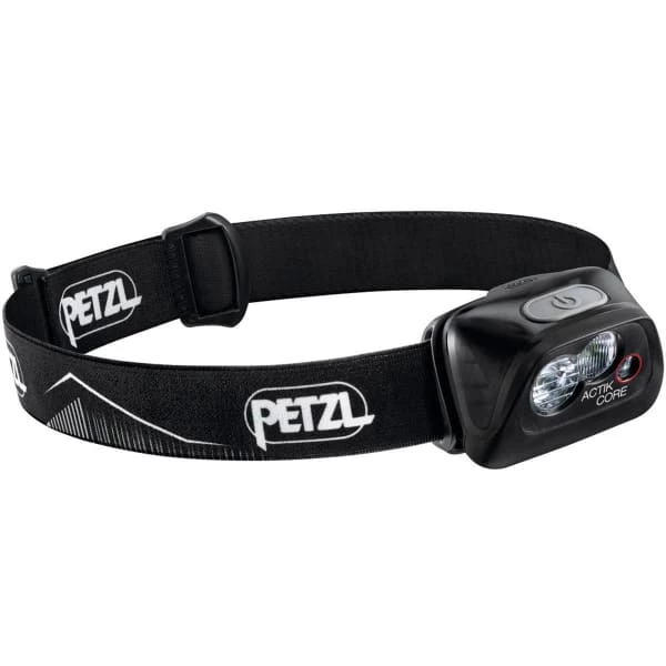 Lampes Frontales PETZL ACTIK CORE NOIRE 22 Noir 1 Lampes Frontales PETZL ACTIK CORE NOIRE 22 Noir