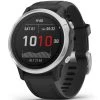 Montres Cardio GPS GARMIN FENIX 6S SILVER W/BLACK BAND 21 Noir