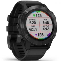 Montres Cardio GPS GARMIN FENIX 6 PRO BLACK W/BLACK BAND 21 Noir -Electronique Eclairage Soldes 2022 9 64854 fenix 6 pro black w black band 010 02158 02 04