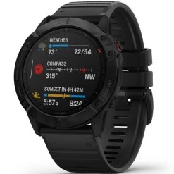 Montres Cardio GPS GARMIN FENIX 6X PRO BLACK W/BLACK BAND 21 Noir -Electronique Eclairage Soldes 2022 9 64855 fenix 6x pro black w black band 010 02157 01 03