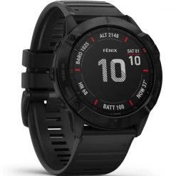 Montres Cardio GPS GARMIN FENIX 6X PRO BLACK W/BLACK BAND 21 Noir -Electronique Eclairage Soldes 2022 9 64855 fenix 6x pro black w black band 010 02157 01 06