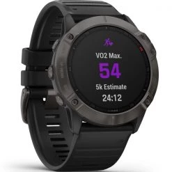 Montres Cardio GPS GARMIN FENIX 6X SAPPHIRE GRAY W/BLACK BAND 21 Noir / Gris -Electronique Eclairage Soldes 2022 9 64860 010 02157 11 05