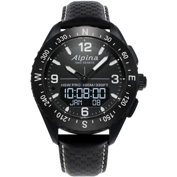 Montres Outdoor ALPINA WATCHES ALPINERX BLACK/BLACK 21 Noir 1 Montres Outdoor ALPINA WATCHES ALPINERX BLACK/BLACK 21 Noir