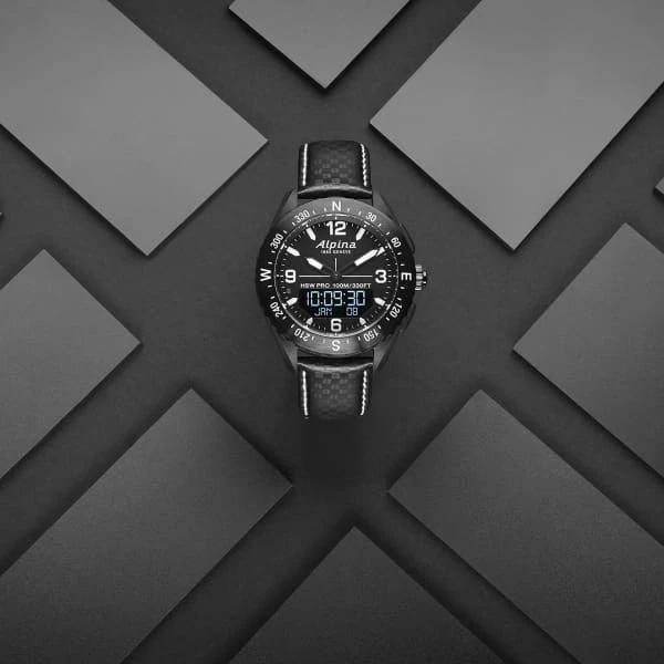 Montres Outdoor ALPINA WATCHES ALPINERX BLACK/BLACK 21 Noir 2 Montres Outdoor ALPINA WATCHES ALPINERX BLACK/BLACK 21 Noir – Image 2