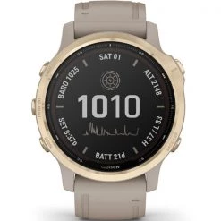 Montres Cardio GPS GARMIN FENIX 6S PRO SOLAR LT.GOLD W/ LT. SAND BAND 21 Beige 9 Montres Cardio GPS GARMIN FENIX 6S PRO SOLAR LT.GOLD W/ LT. SAND BAND 21 Beige -Electronique Eclairage Soldes 2022 9 77618 010 02409 11 04