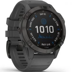Montres Cardio GPS GARMIN FENIX 6 PRO SOLAR BLACK W/SLATE GRAY BAND 21 Gris 11 Montres Cardio GPS GARMIN FENIX 6 PRO SOLAR BLACK W/SLATE GRAY BAND 21 Gris -Electronique Eclairage Soldes 2022 9 77621 010 02410 11 06