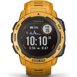 Montres Cardio GPS GARMIN INSTINCT SOLAR SUNBURST 21 Jaune -Electronique Eclairage Soldes 2022 9 77630 010 02293 09 03
