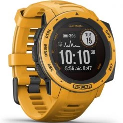 Montres Cardio GPS GARMIN INSTINCT SOLAR SUNBURST 21 Jaune -Electronique Eclairage Soldes 2022 9 77630 010 02293 09 05
