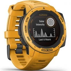 Montres Cardio GPS GARMIN INSTINCT SOLAR SUNBURST 21 Jaune -Electronique Eclairage Soldes 2022 9 77630 010 02293 09 06
