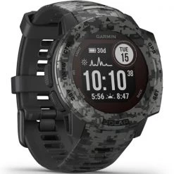 Montres Cardio GPS GARMIN INSTINCT SOLAR CAMO EDITION GRAPHITE CAMO 21 Gris -Electronique Eclairage Soldes 2022 9 77637 010 02293 05 05