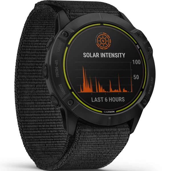 Montres Cardio GPS GARMIN ENDURO BLACK DLC W/BLACK NYLON BAND 21 Noir 6 Montres Cardio GPS GARMIN ENDURO BLACK DLC W/BLACK NYLON BAND 21 Noir – Image 6