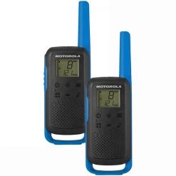 Talkie-walkie MOTOROLA TALKABOUT T62 BLUE TWIN PACK & CHGR WE 21 Bleu / Noir